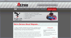 Desktop Screenshot of alphaworkholding.com