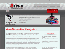 Tablet Screenshot of alphaworkholding.com